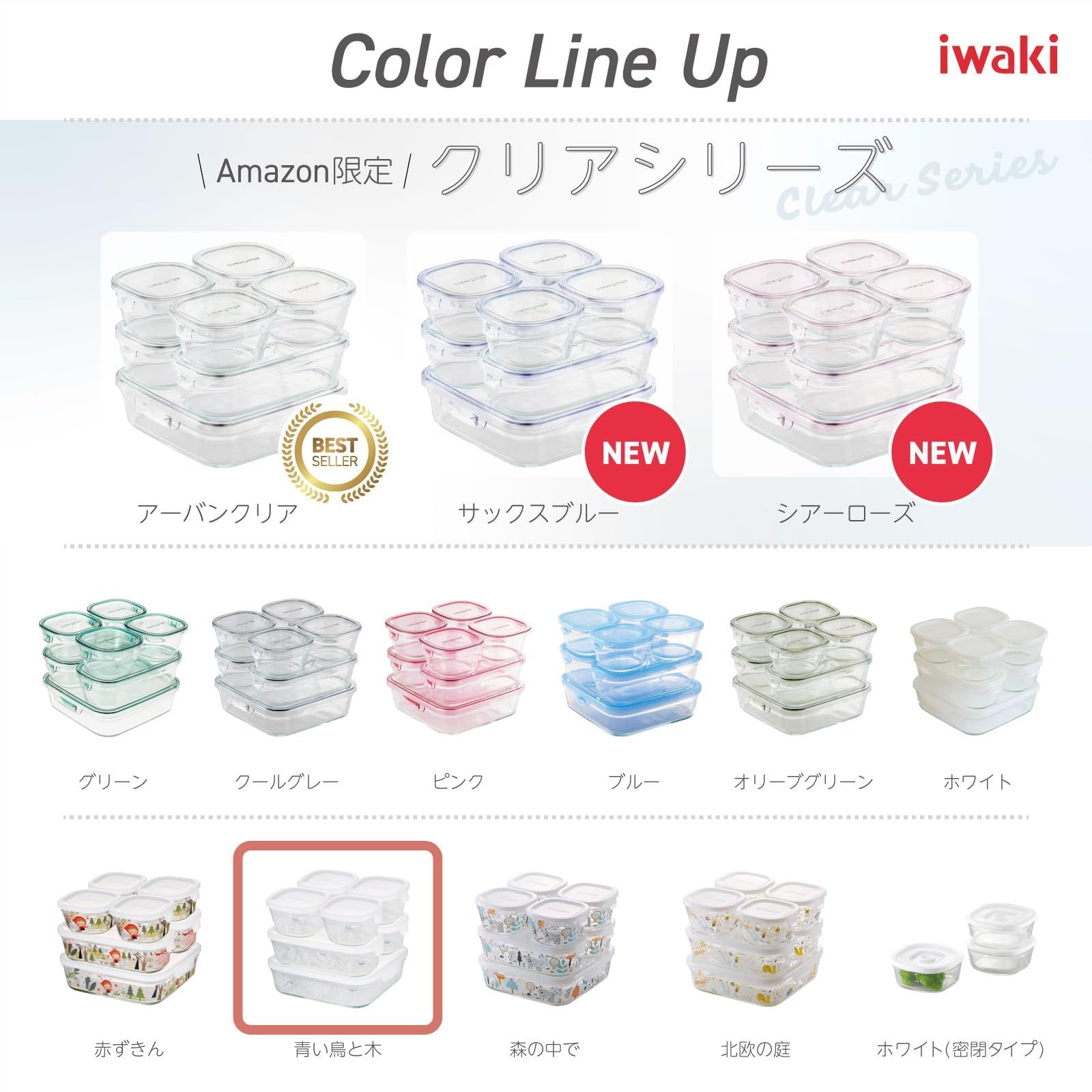 iwaki イワキ 耐熱ガラス 保存容器 シンジカトウ Petit bois セット パック レンジ PS