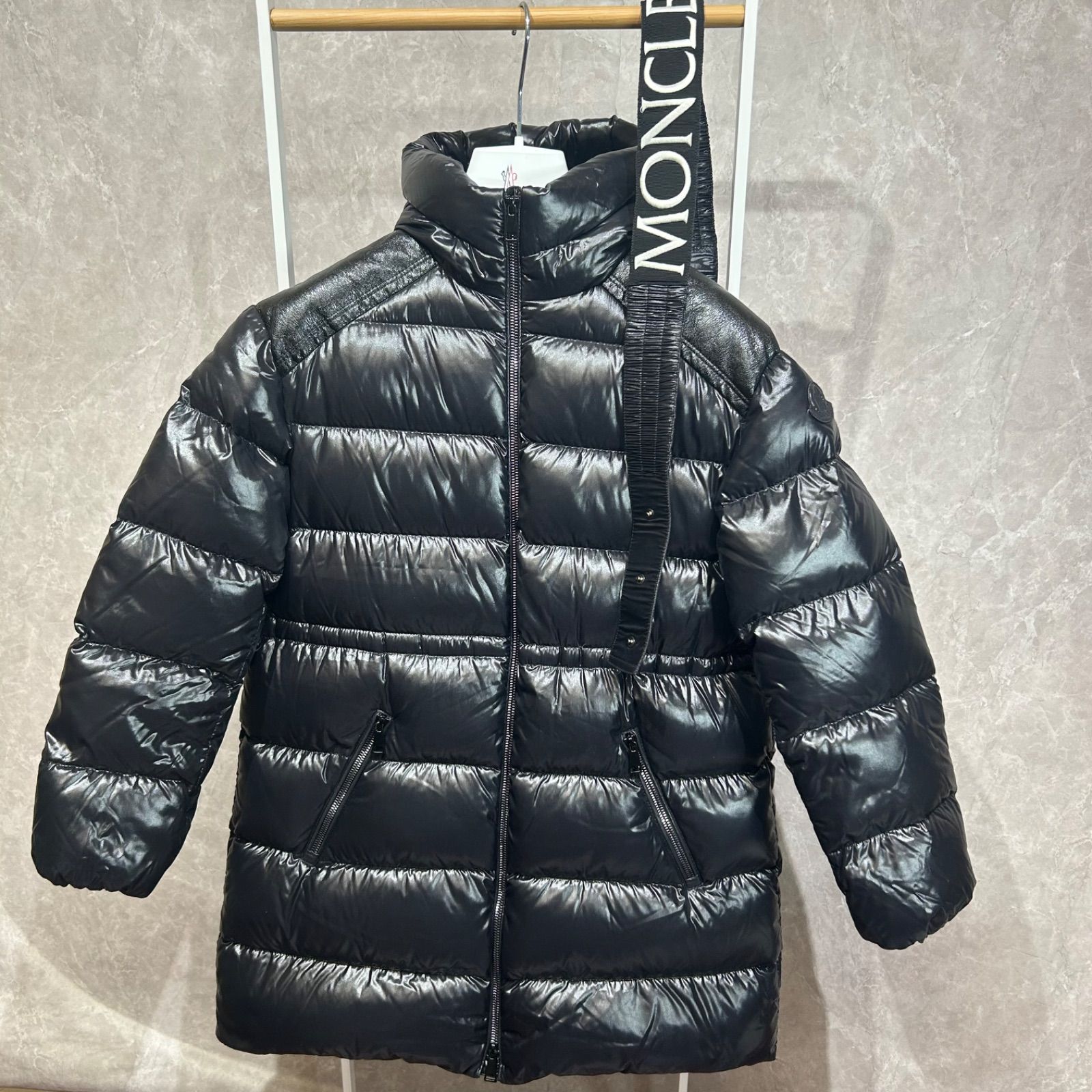 大人OK】 MONCLER モンクレール ダウンジャケットコートADILE黒12A 