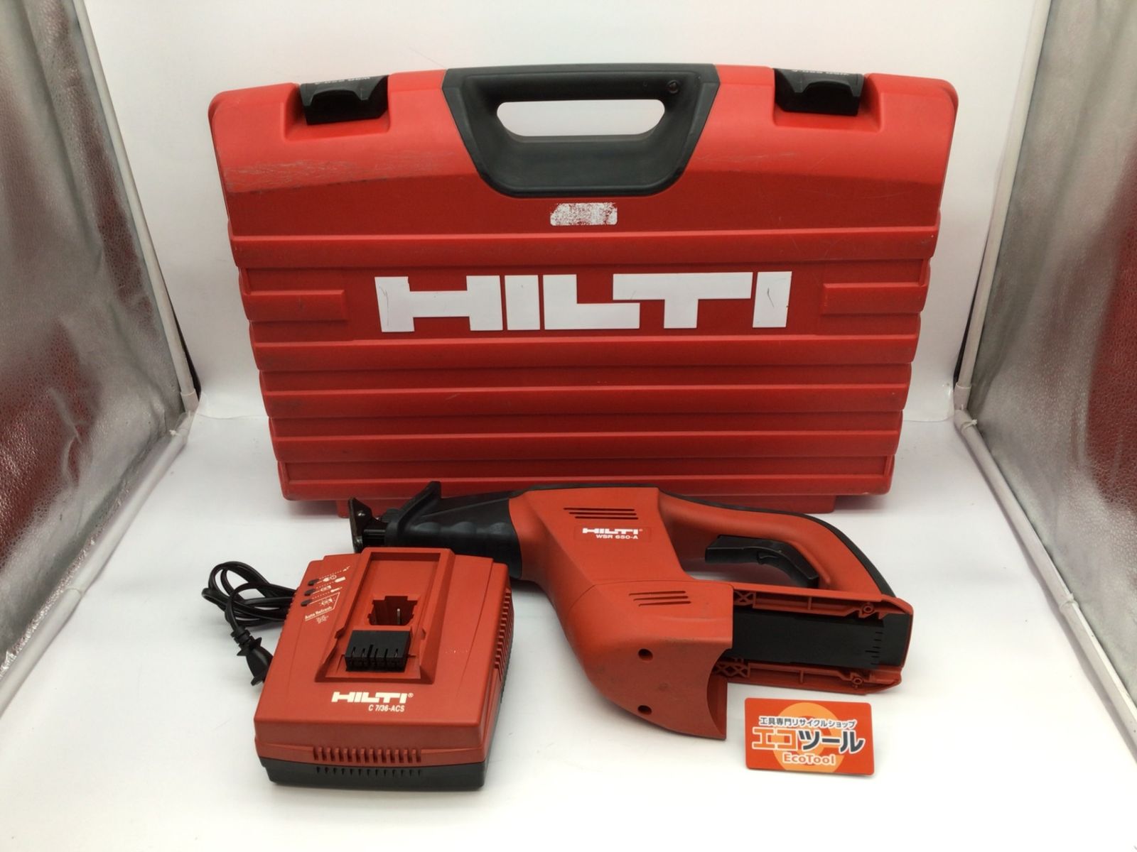 【ジャンク品】★HILTI　充電式レシプロソー　WSR650-A　ITDP6Y0S4UZK HILTI WSR650-A 充電式レシプロソー レシプロソー 充電式 0
