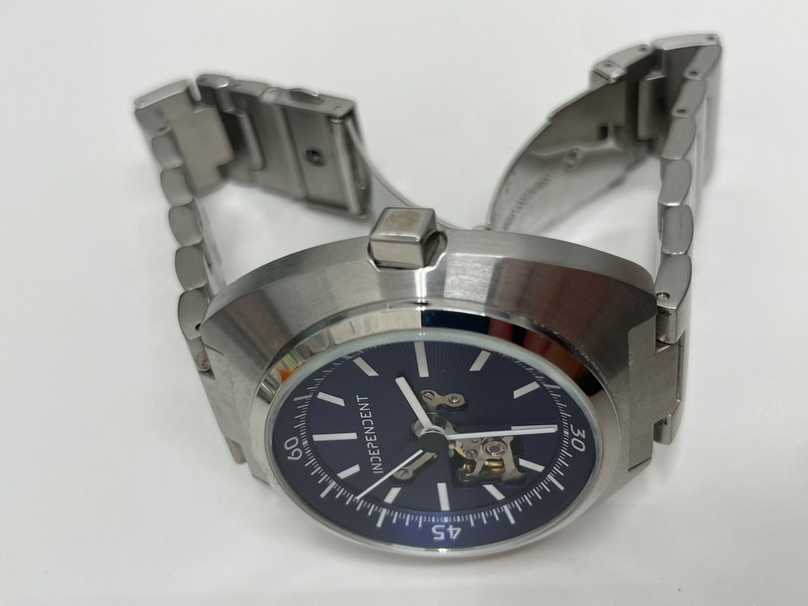 シチズン インディペンデント 自動巻き オープンハート - メルカリ