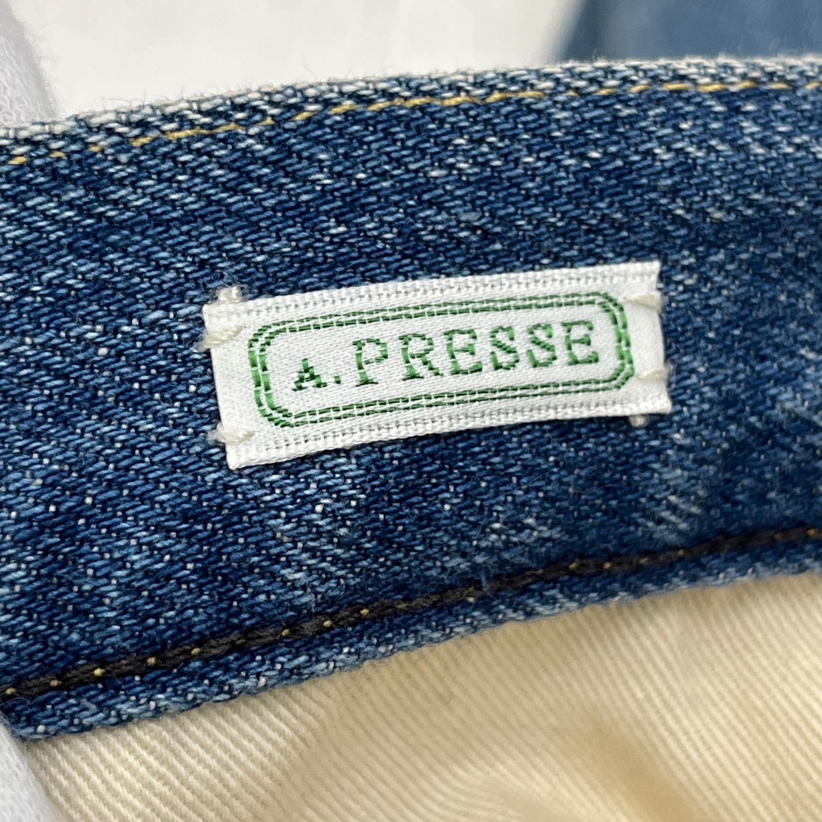 【加古川店】 中古 A.PRESSE | アプレッセ デニムパンツ Washed Denim Pants 23SAP-04-06H インディゴ サイズ：32 【107】 加古川店】 中古 A.PRESSE | アプレッセ デニムパンツ Washed Denim