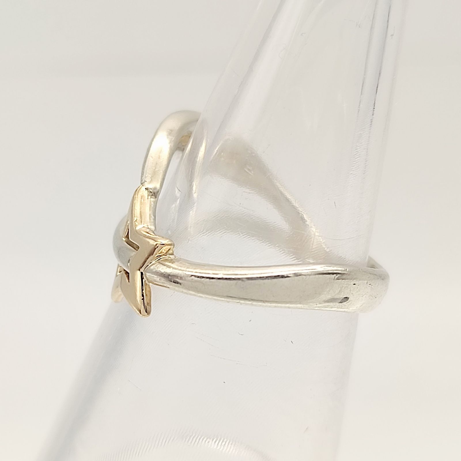 美品】STAR JEWELRY スタージュエリー スターデザインコンビリング K14