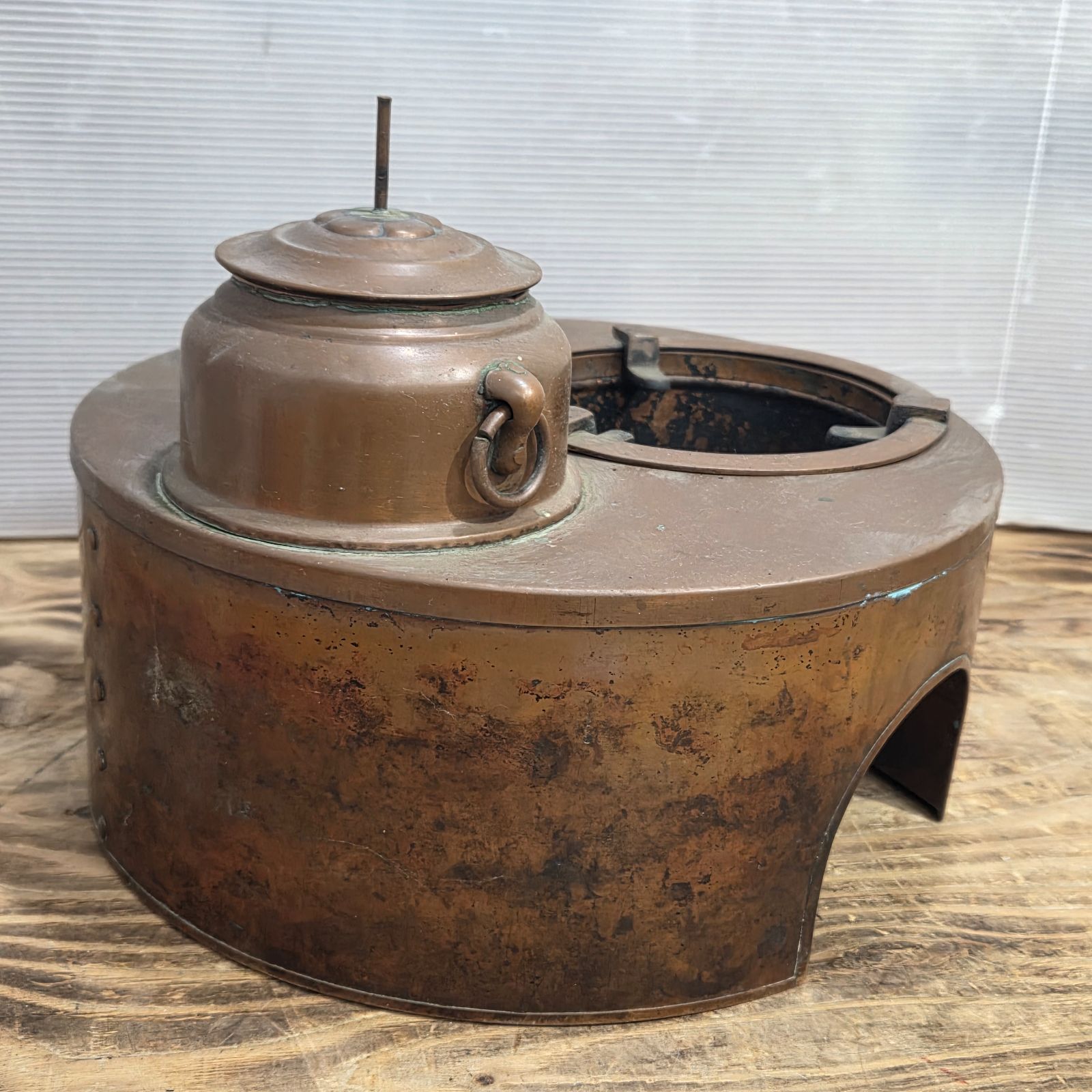 2 S01835 燗銅壺 かんどうこ 酒燗器 火鉢道具 古民具 2 S01835 燗銅壺 かんどうこ 酒燗器 火鉢道具 古民具