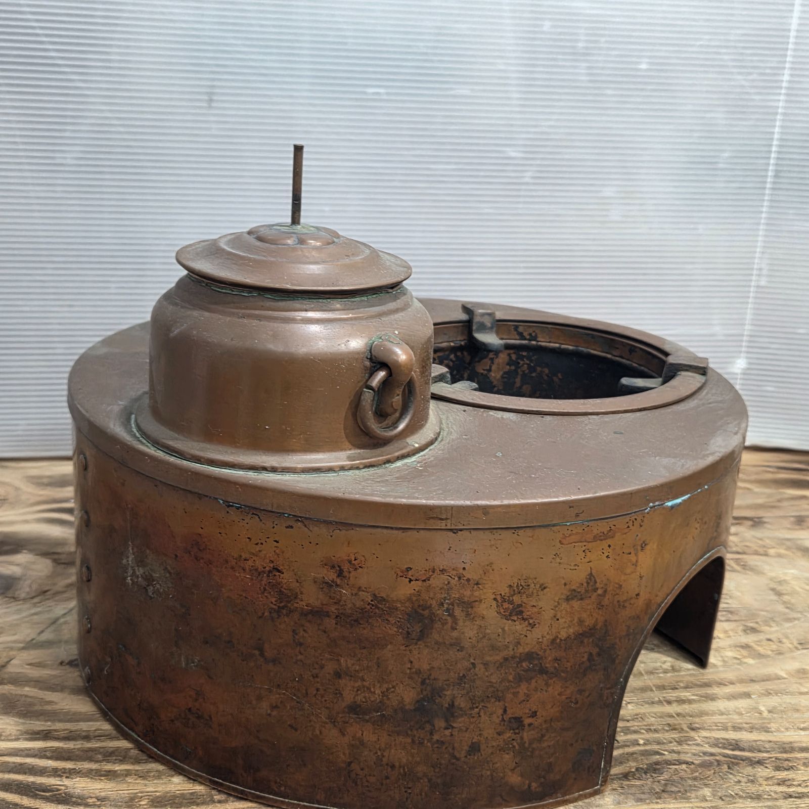 2 S01835 燗銅壺 かんどうこ 酒燗器 火鉢道具 古民具 アンティーク