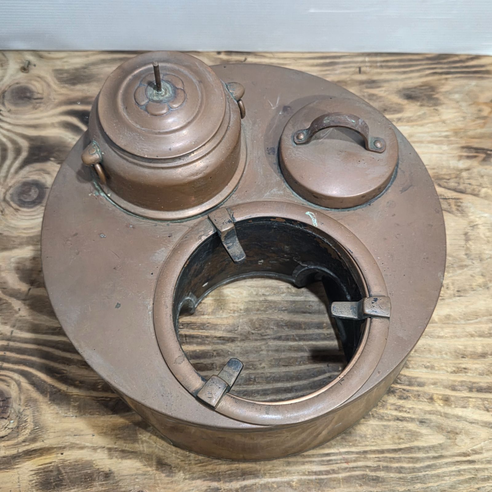 2 S01835 燗銅壺 かんどうこ 酒燗器 火鉢道具 古民具 2 S01835 燗銅壺 かんどうこ 酒燗器 火鉢道具 古民具