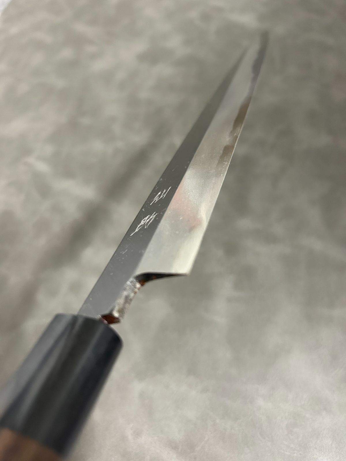 訳あり】仙助 包丁 刺身包丁 柳刃包丁 安来鋼青紙2号 270mm 紫檀