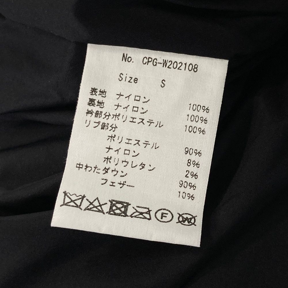 サイズ：S CPG GOLF シーピージーゴルフ 中綿 ダウンジャケット