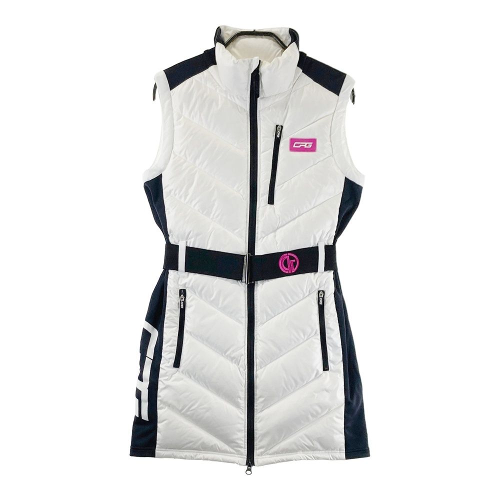 CPG GOLF シーピージー ゴルフ ノースリーブ 中綿 ワンピースジャケット サイズ：S CPG GOLF シーピージーゴルフ 中綿 ダウン ノースリーブ