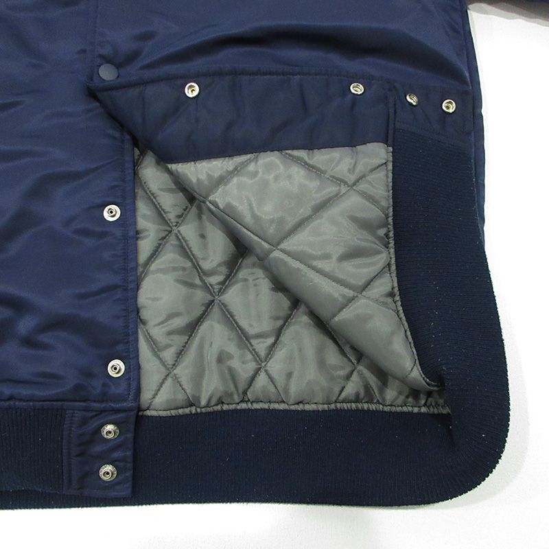 【ロンハーマン購入】REIGNING CHAMP バック刺繍スタジャンネイビーL 三重本店】 中古 Ron Herman | ロンハーマン × Champion チャンピオン