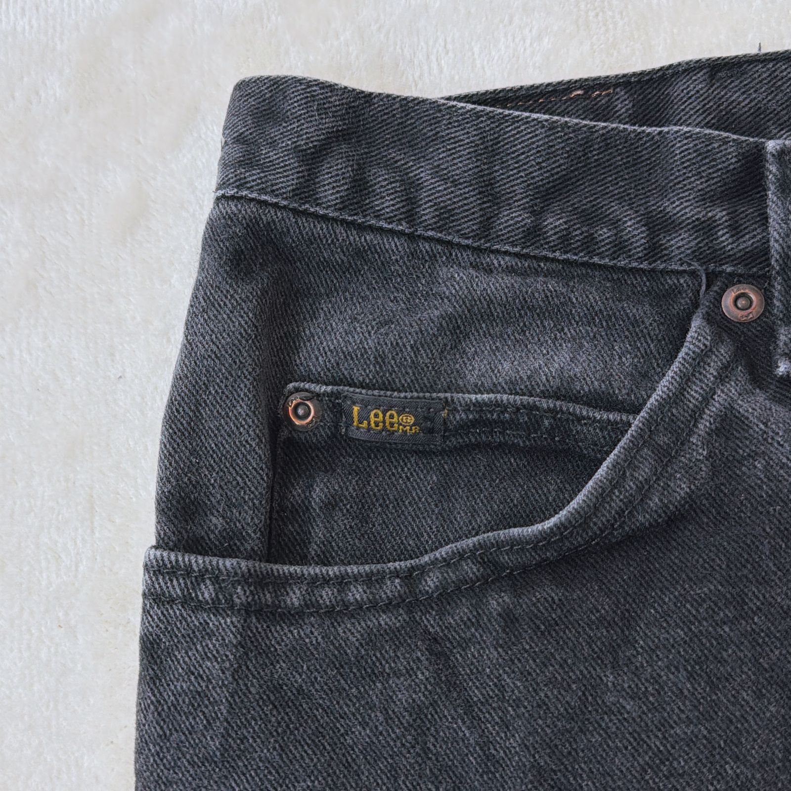 Lee W36L30 メキシコ製（US Fabric） 2008908 ブラックデニム リー 