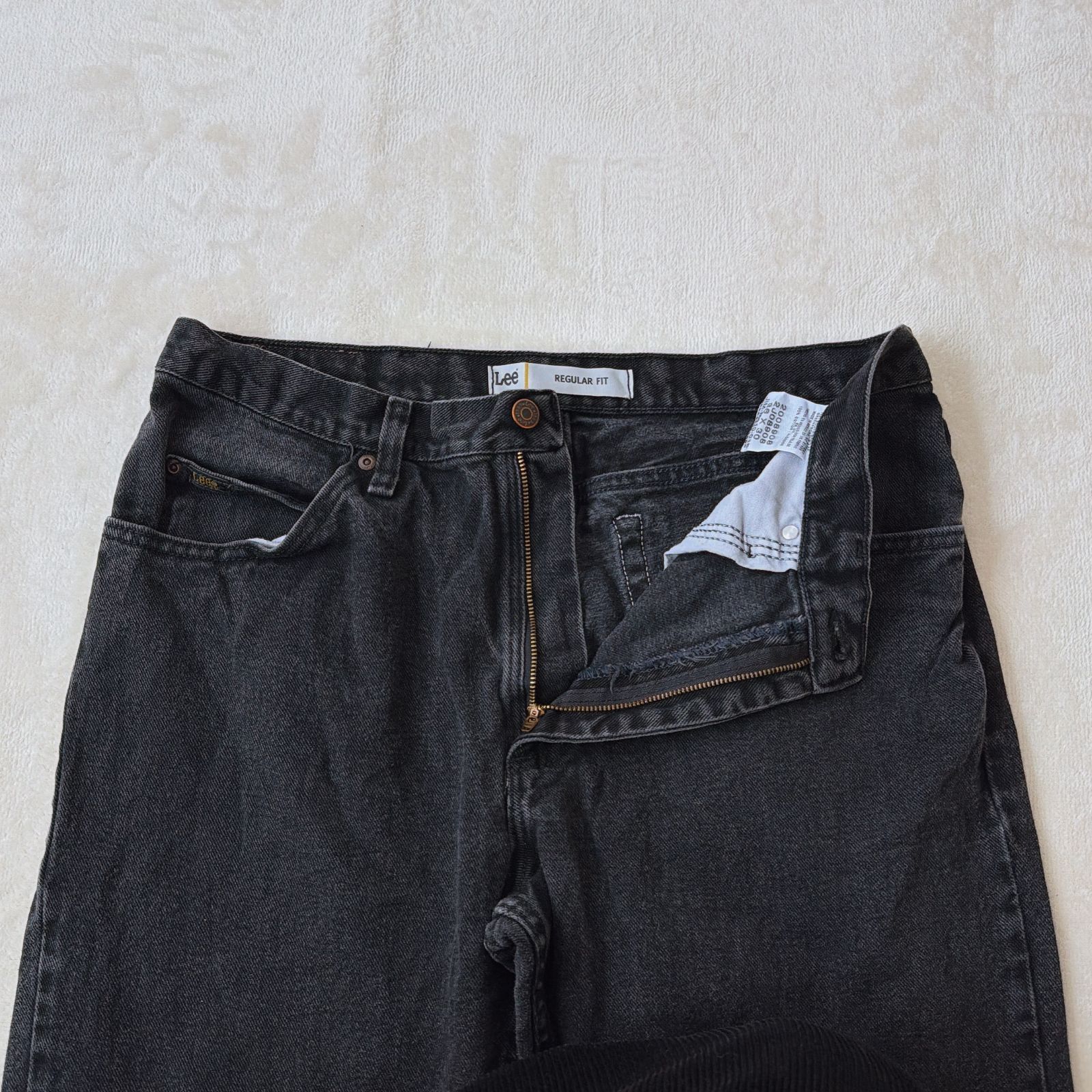 Lee W36L30 メキシコ製（US Fabric） 2008908 ブラックデニム リー 