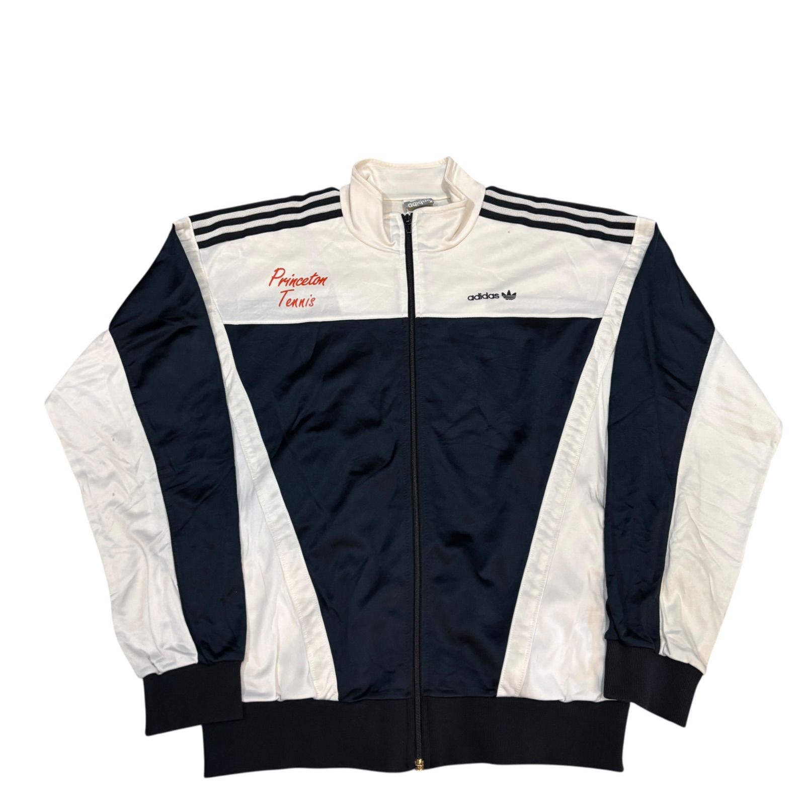 80s adidas vintageトラックジャケット アメリカ製 Lサイズ 【公式通販】