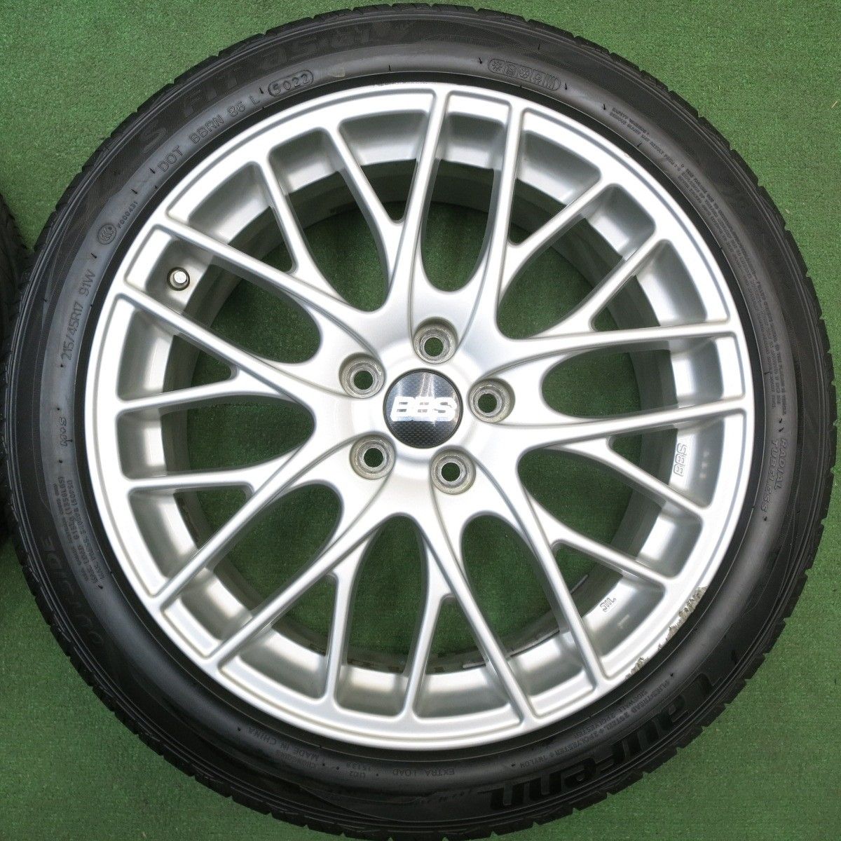 ほぼ未使用！22年！キレイ☆プリウス 等 BBS CS022 215/45R17 