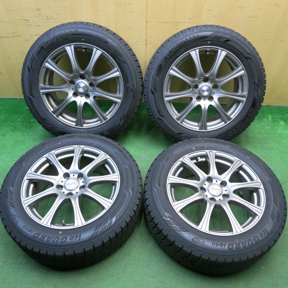 バリ溝！17年製！9.5分☆ダイハツ ハイゼット 等 スタッドレス 145R12 