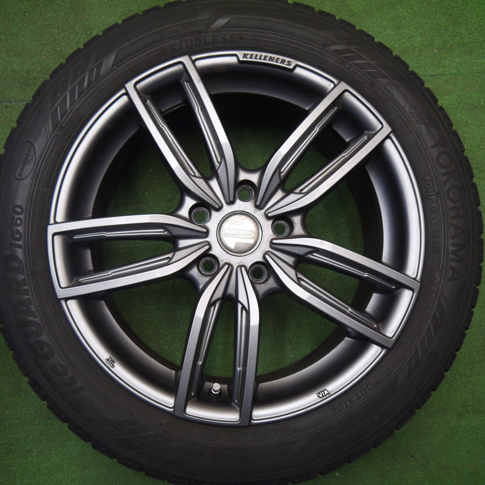 バリ溝！キレイ！9分☆BMW MINI 等 Kelleners sport Jr GF5 205/55R17 