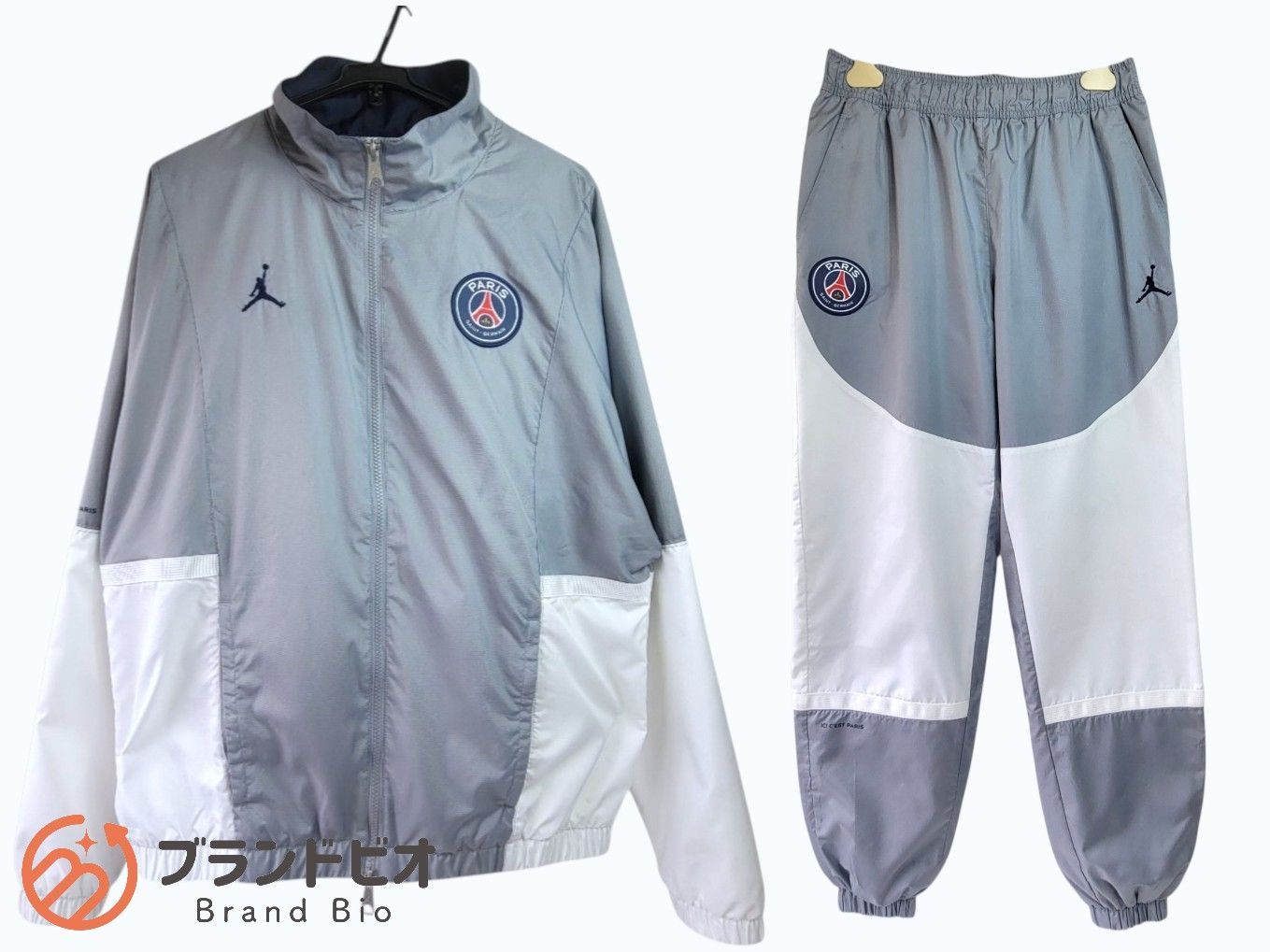 パリサンジェルマン × ジョーダン セットアップ ナイロン 上XL 下L