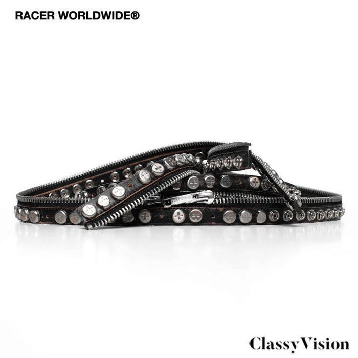 RACER WORLDWIDE レーサーワールドワイド カウレザーベルト 【牛皮