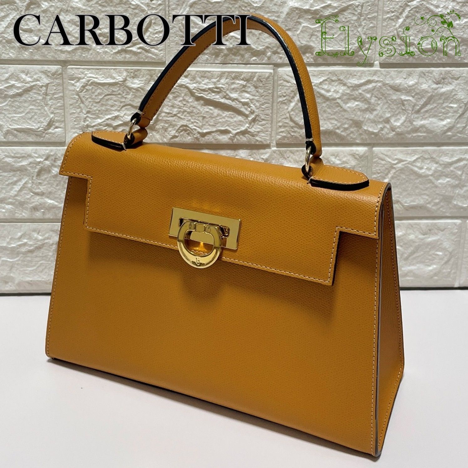☆美品☆ CARBOTTI カルボッティ ハンドバッグ/ショルダーバッグ 2way 
