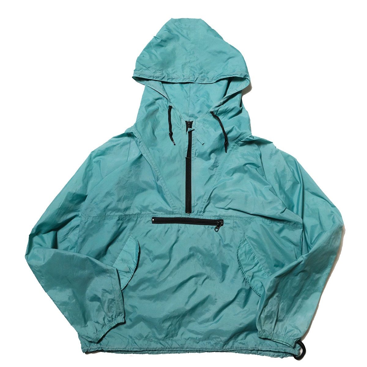 90's ギャップ GAP ナイロン アノラックパーカー (S) ターコイズ系 プルオーバー フード パッカブル 90年代 旧タグ オールド アメリカ古着 USED ビンテージ ヴィンテージ