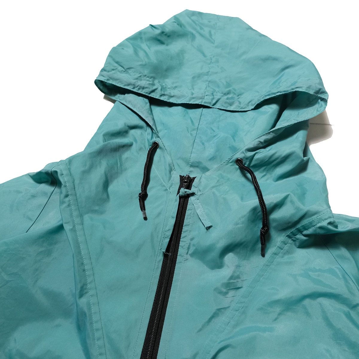 90's ギャップ GAP ナイロン アノラックパーカー (S) ターコイズ系