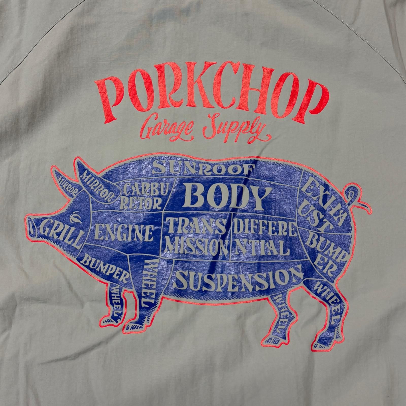 未使用 PORKCHOP GARAGE SUPPLY PORK BACK NYLON JKT ポークバック 