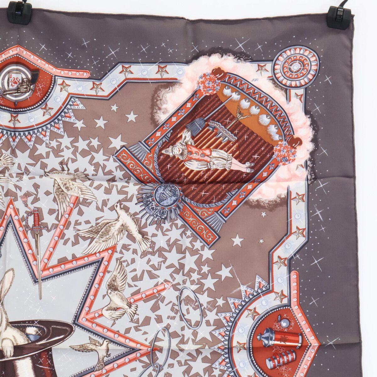 HERMES エルメス 【美品】LA MAGIE マジック ウサギ トランププリント