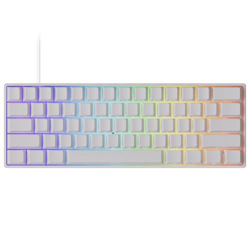 迅速に発送 MonsGeek モンスギーク FUN 60 Pro SP 有線モデル HEセンサー 0.01 mm ラピッドトリガー対応 磁気スイッチ Akko Glare Magnetic Switch 英語配列 テンキーレス 732 bdd 6 a