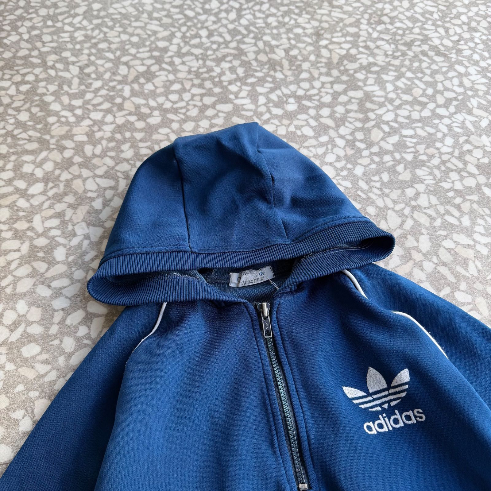 adidas / 80's- half zip hoodie track top オールドアディダス ハーフ