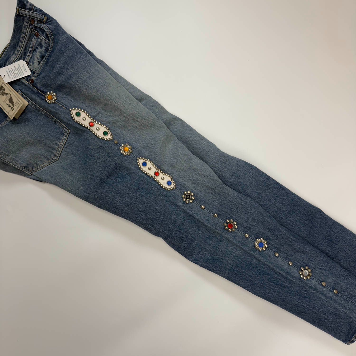 未使用品 KAPITAL (キャピタル) モンキーCISCO スタッズ デニム 未使用品 KAPITAL (キャピタル) モンキーCISCO スタッズ デニム
