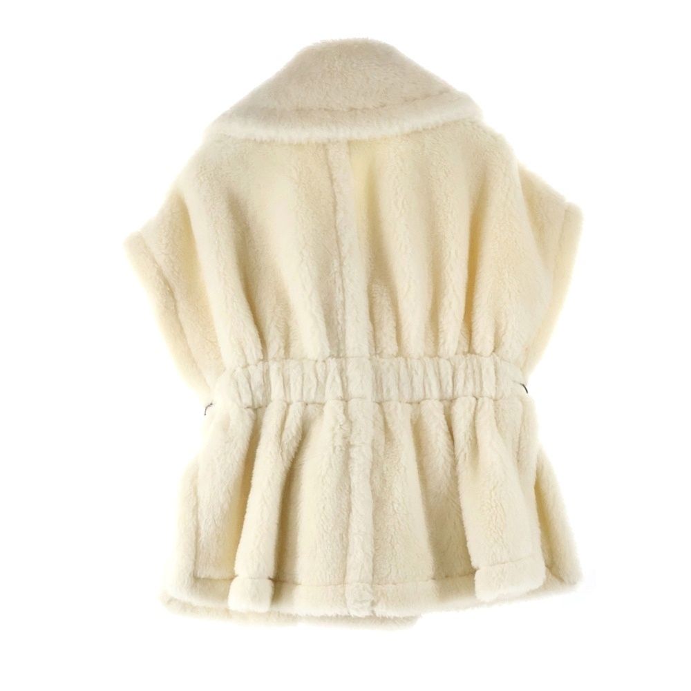 Max Mara (マックスマーラ) テディベア ケープ ポンチョ ベルト付き 