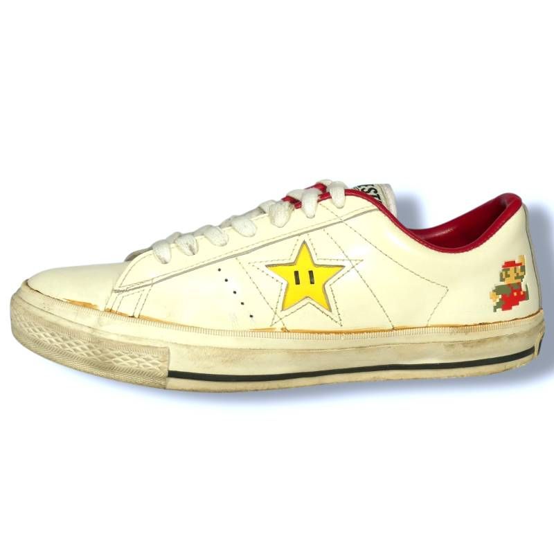 CONVERSE コンバース マリオ コラボ 7 ワンスター スニーカー 25.5 白 