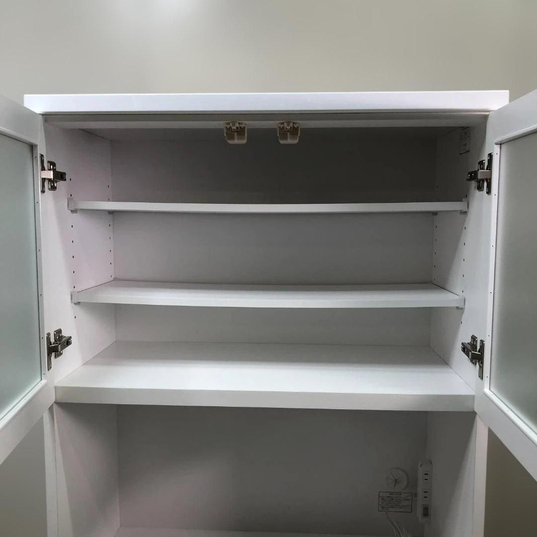 ニトリ COPAIN コパン 80KB WH 幅80cm 奥行40cm 高さ181cm 食器棚