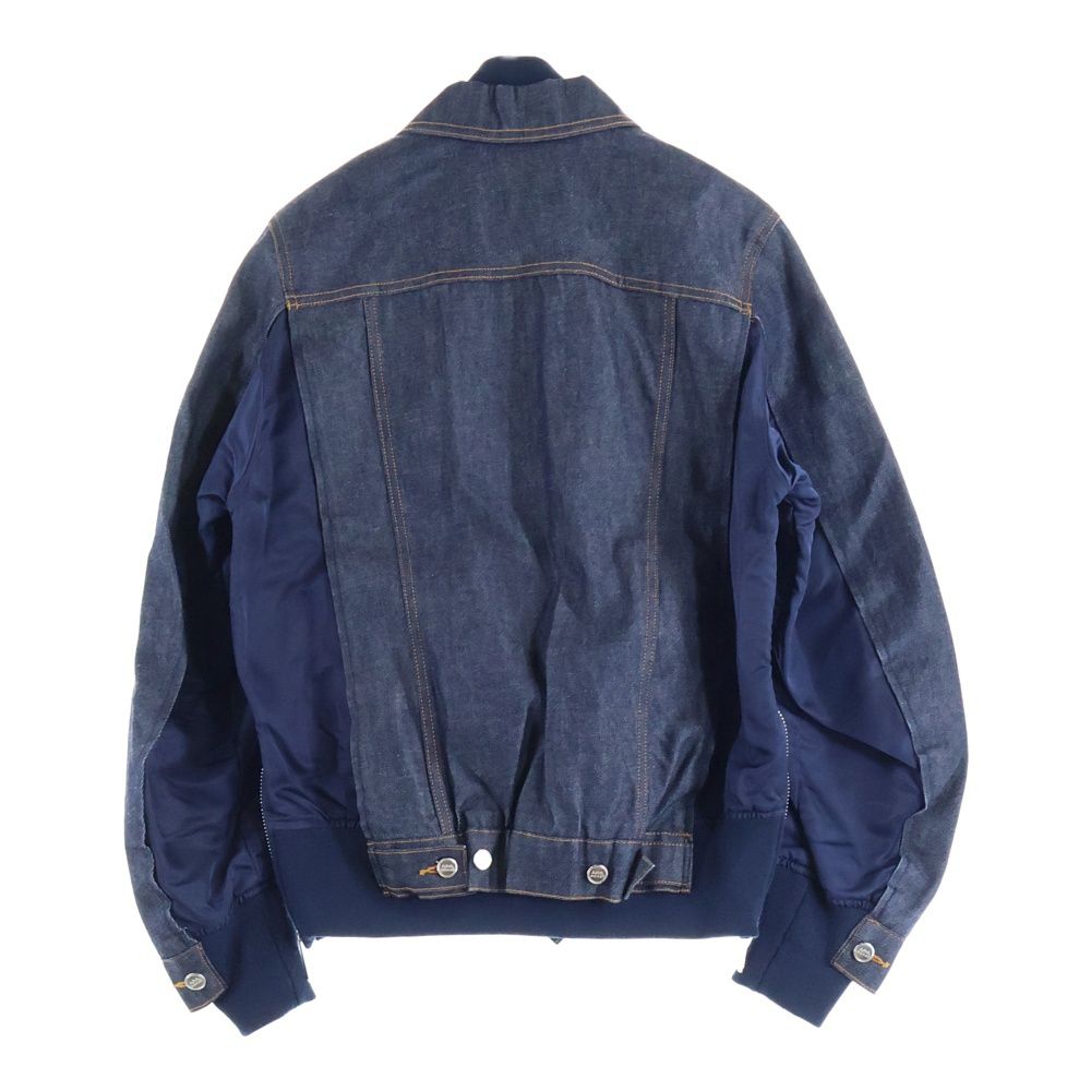 S*N様 新品未使用！SACAI × A.P.C. デニムジャケット　インディゴ Sacai (サカイ) ×A.P.C アーペーセー ドッキング デニムジャケット