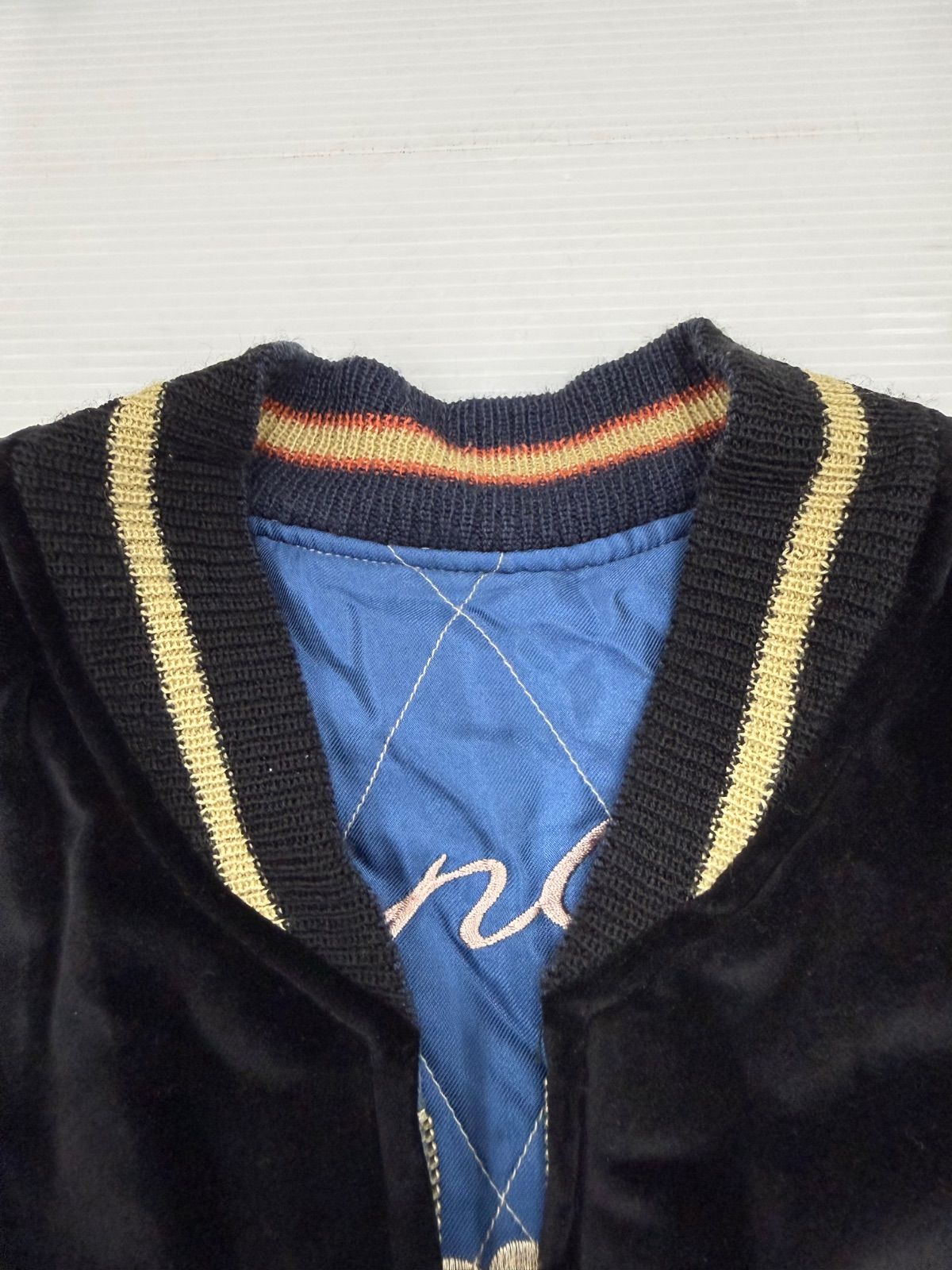 TAILOR TOYO テーラー東洋 リバーシブル スカジャン 虎顔×城 別珍 L