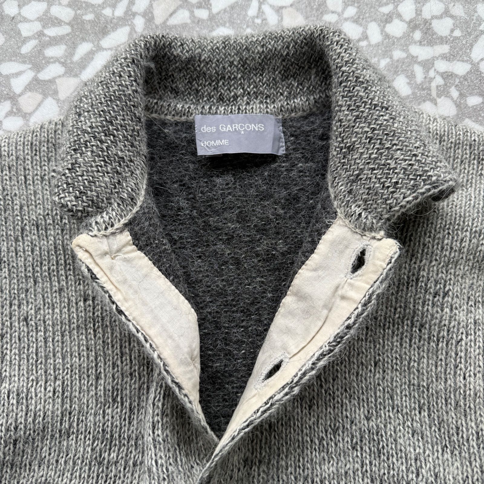 COMME des GARCONS HOMME / 80s - alpaca knit コムデギャルソンオム 