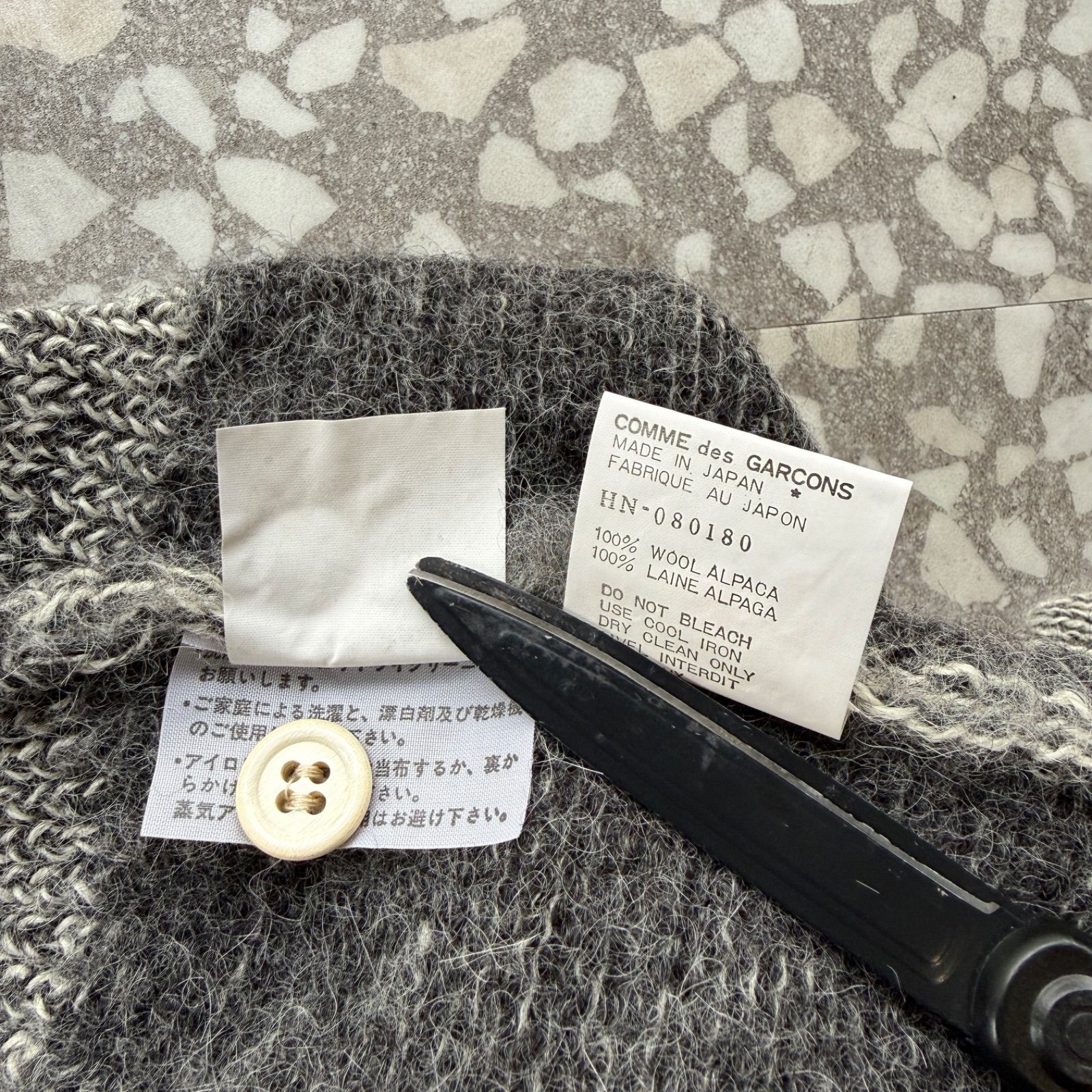 COMME des GARCONS HOMME / 80s - alpaca knit コムデギャルソンオム 