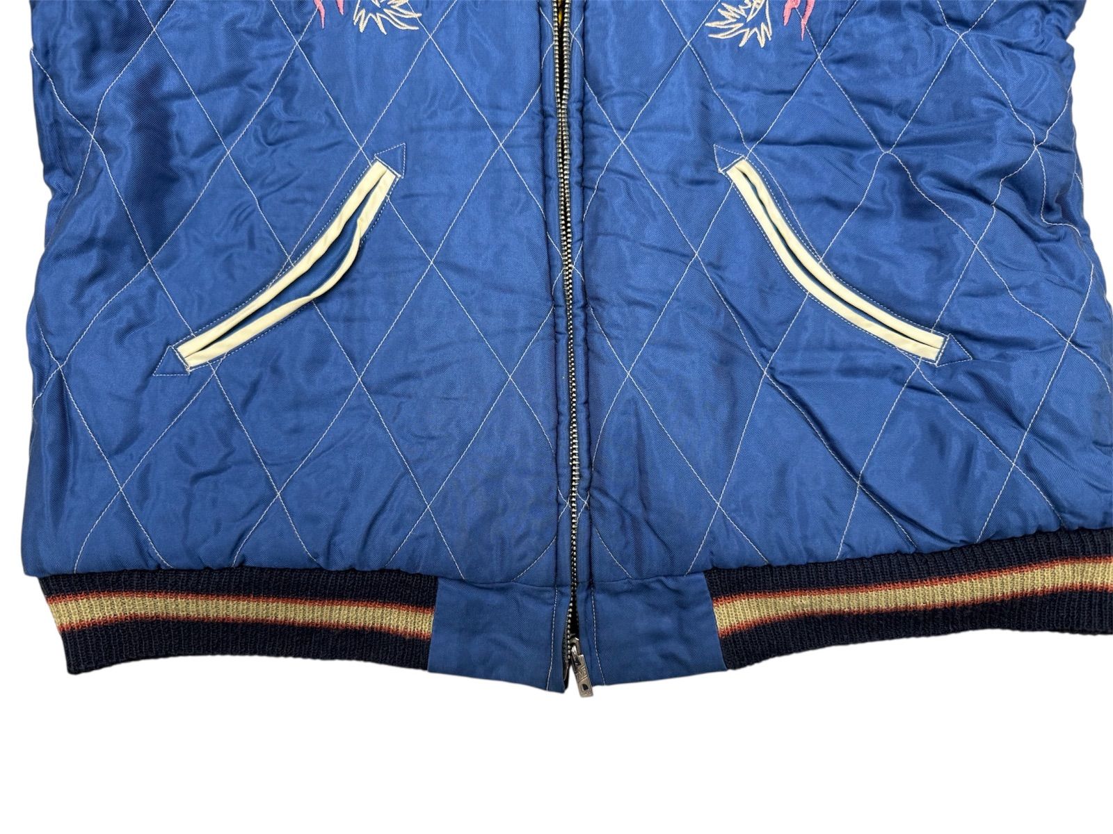 TAILOR TOYO テーラー東洋 リバーシブル スカジャン 虎顔×城 別珍 L