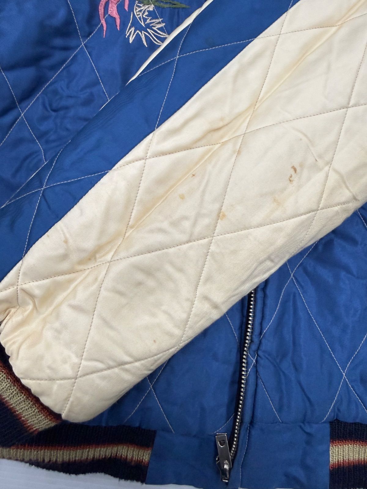 TAILOR TOYO テーラー東洋 リバーシブル スカジャン 虎顔×城 別珍 L