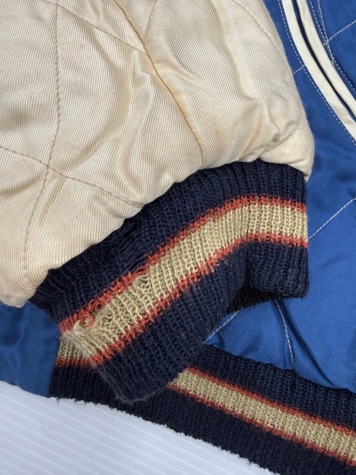 TAILOR TOYO テーラー東洋 リバーシブル スカジャン 虎顔×城 別珍 L