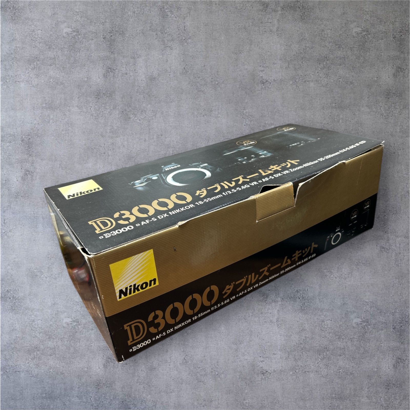 Nikon D3000 ダブルズームキット 箱・説明書付 - メルカリ