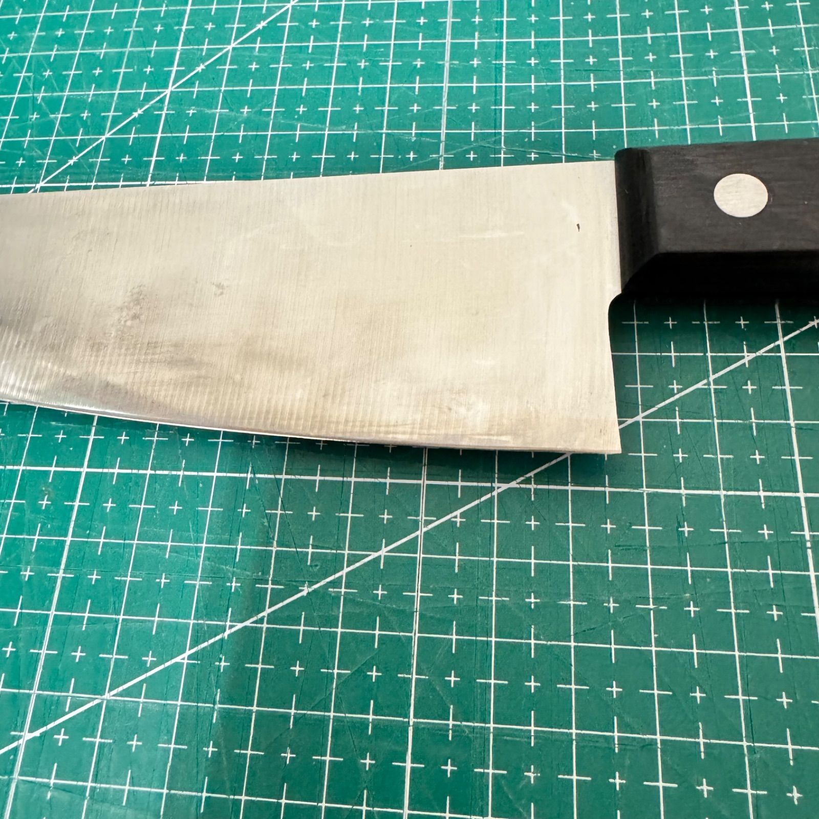 片岡製作所】越後 義次作 三徳包丁☆180mm☆軽量100g☆日本製☆燕三条