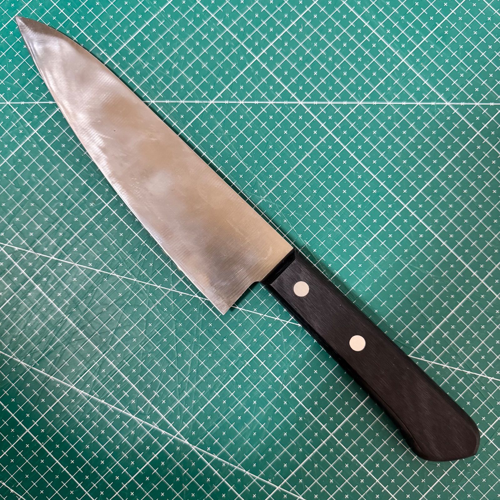 片岡製作所】越後 義次作 三徳包丁☆180mm☆軽量100g☆日本製☆燕三条