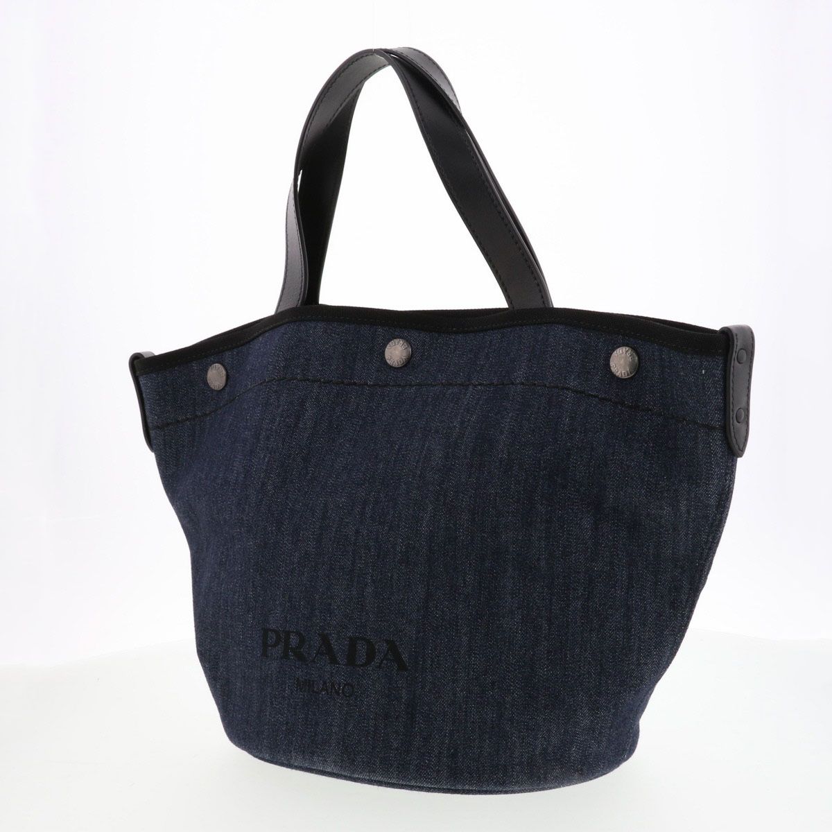 PRADA プラダ 2way トートバッグ 1BG244 レディース デニム 