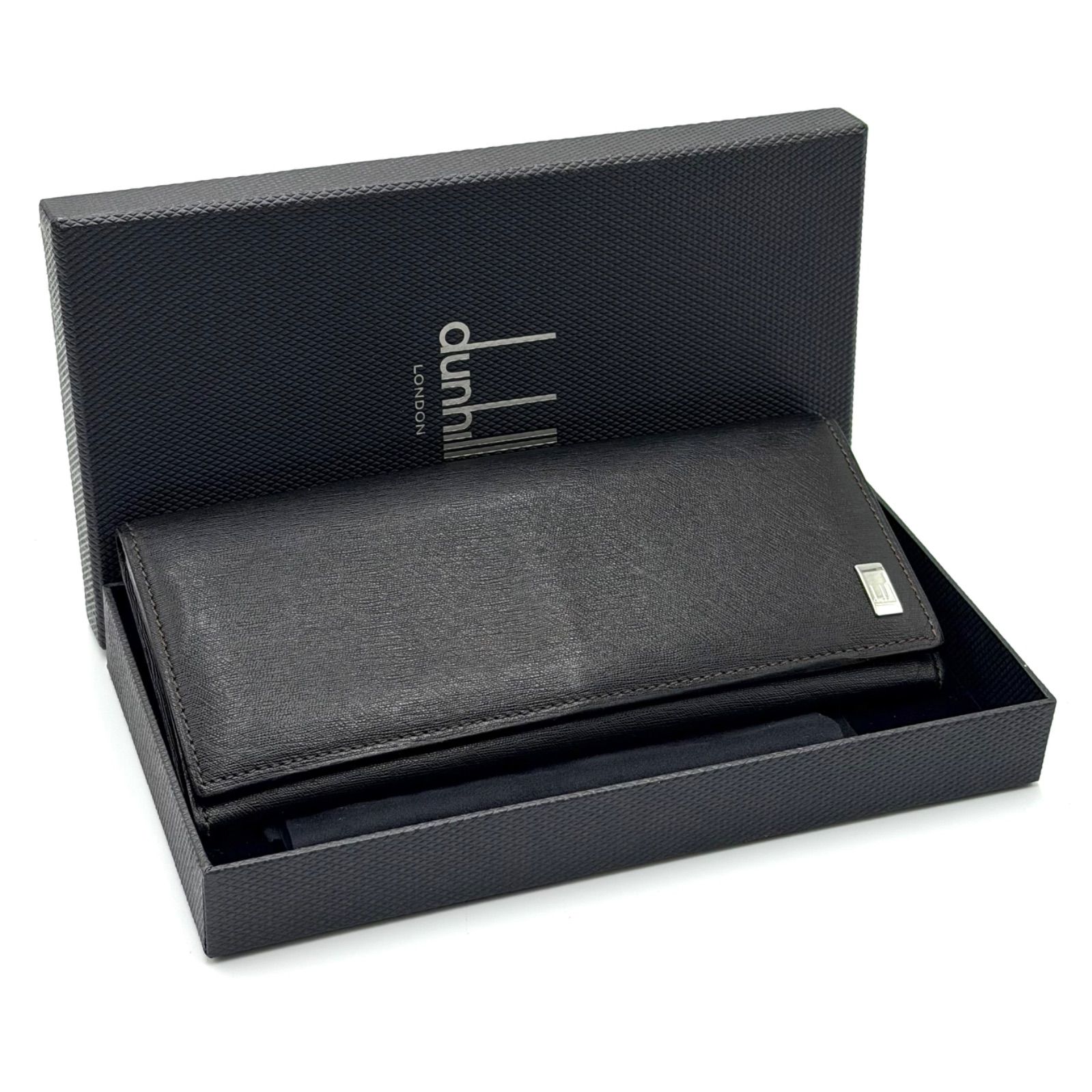 ダンヒル dunhill サイドカー 長財布 お札入れ 男女兼用 ブラック 