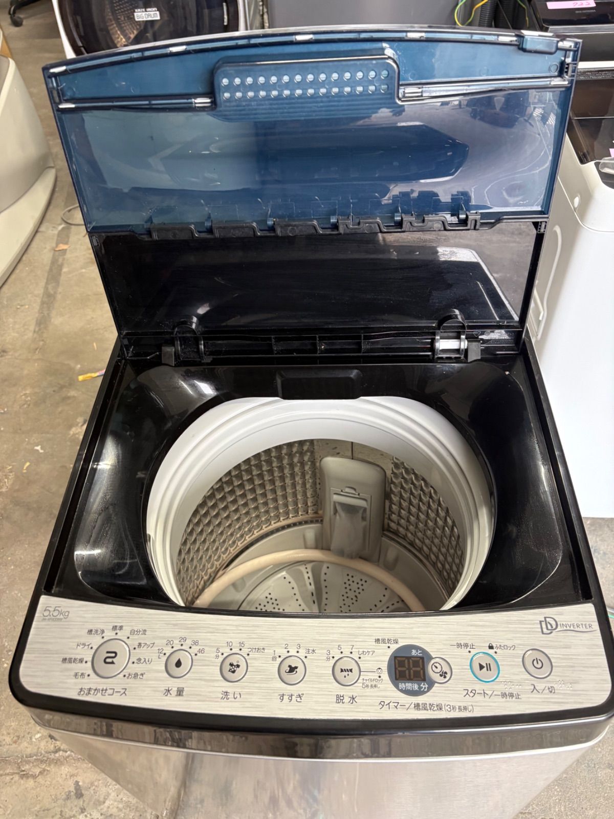 【美品】Haier 5.5kg洗濯機一人暮らし　送料込み 生活家電 Haier 洗濯機 小型 一人暮らし 5.5kg 2022年製