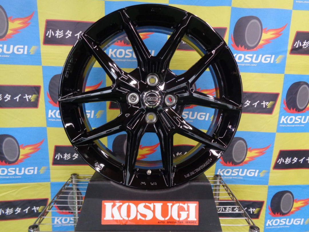 ホイール4本セット 16インチ 6J+40 4H-100 SMACK IG-TEC グロスブラック