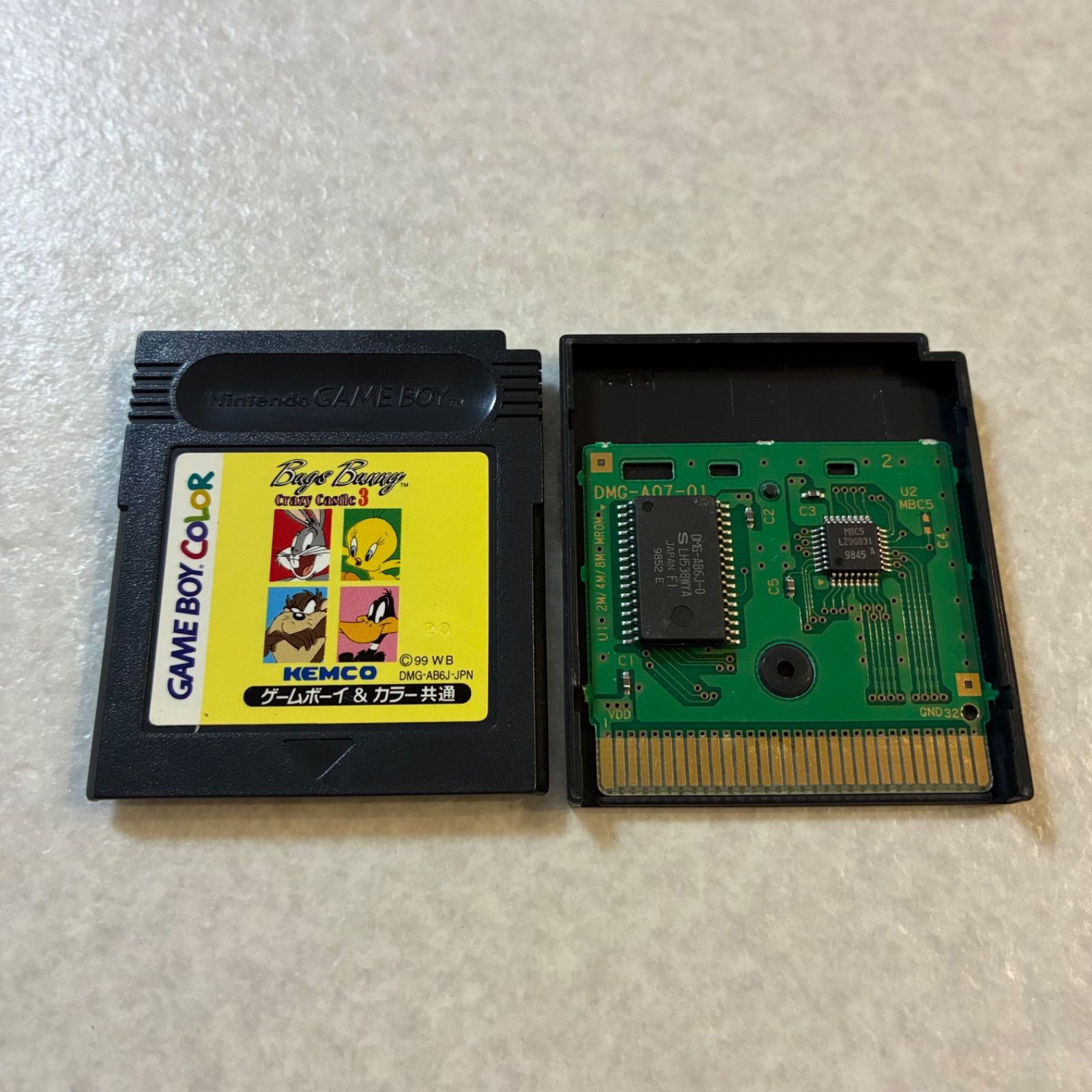 メンテナンス済 バックス・バニー クレイジーキャッスル3 ゲームボーイ 