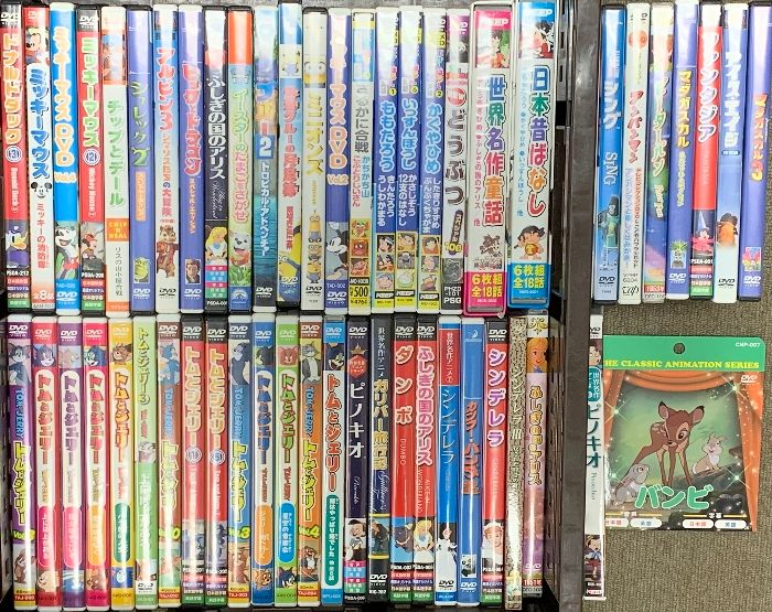 キッズ ファミリーDVD関係 まとめて50本以上 アニメ ミッキーマウス トムとジェリー 日本昔ばなし マダガスカル DVD