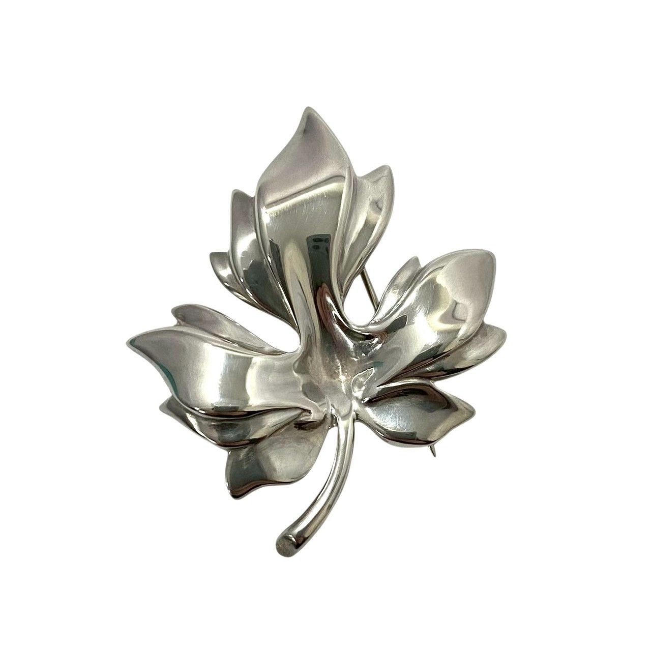 TIFFANY&Co.】メイプル リーフ 1995 ブローチ SV925 STERLING SILVER