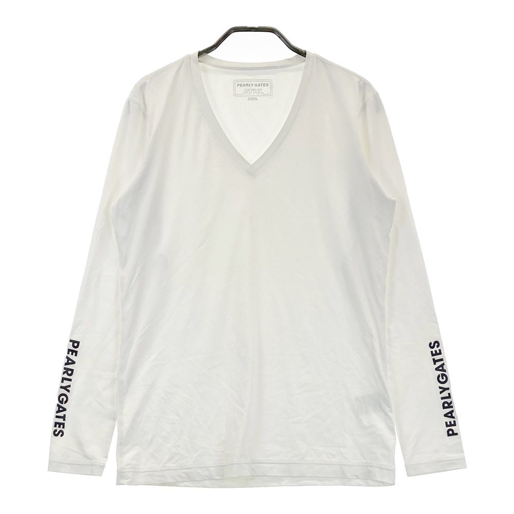 サイズ：5 PEARLY GATES パーリーゲイツ Vネック長袖インナーTシャツ